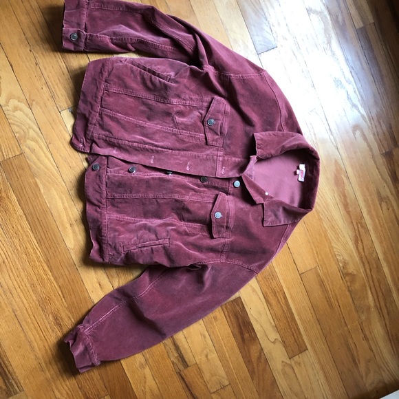 Dusty Rose Corduroy Jacket - Picture 2 of 5